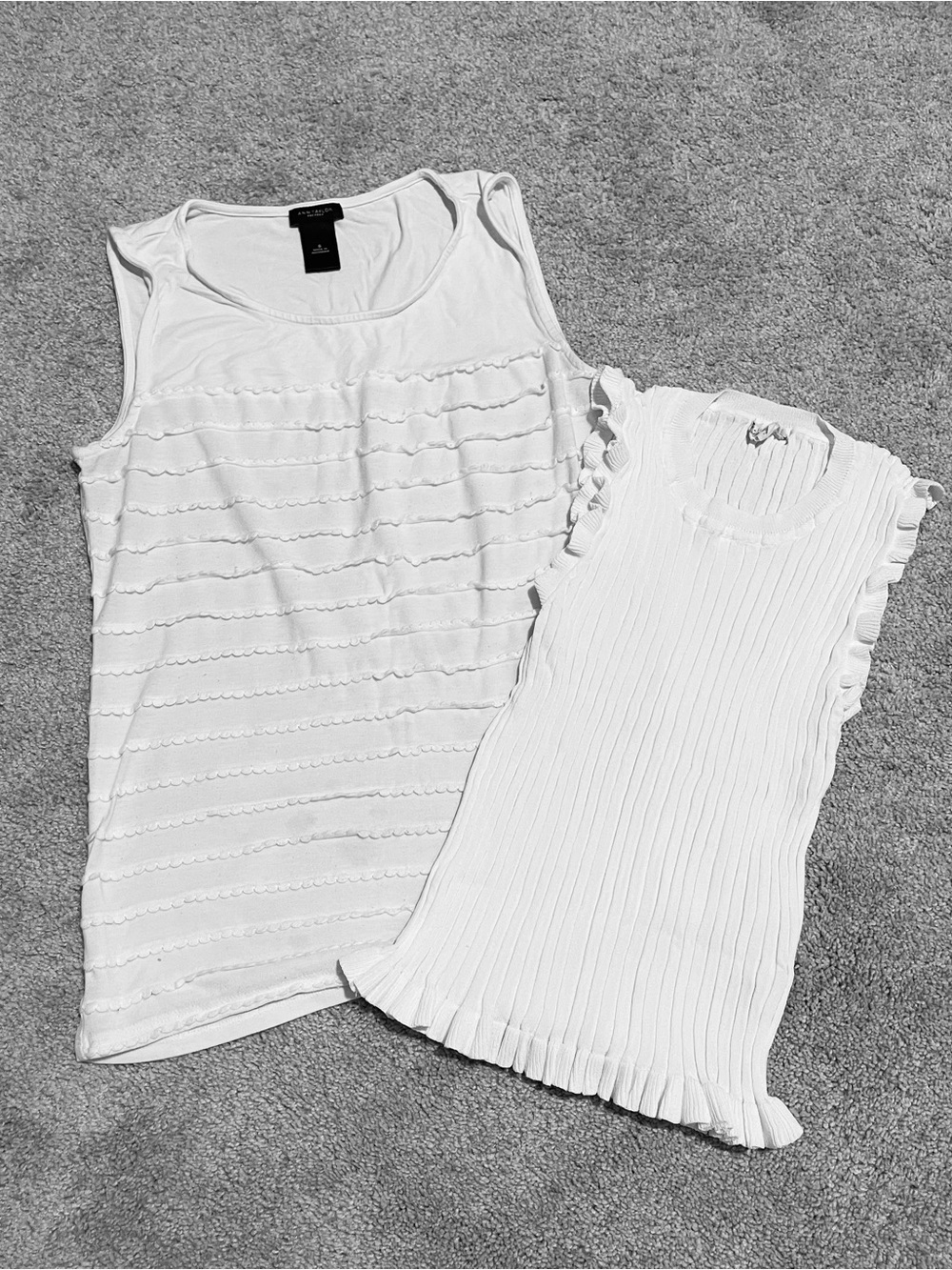 Women's Ruffle & Pleated Tank Set - Picture 1 of 9